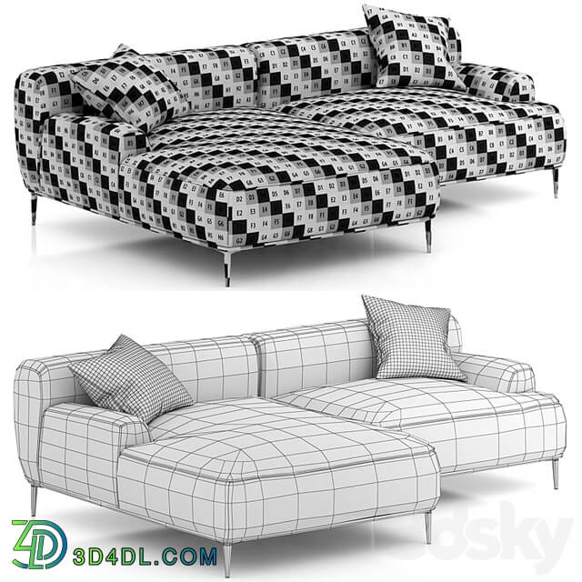 Dantone Home Sofa Albi corner