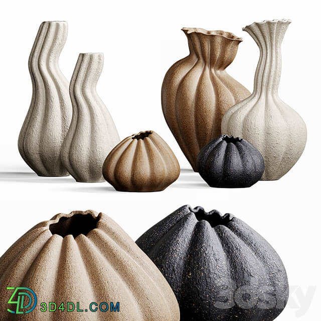 Set of decorative vases MALENE KNUDSEN