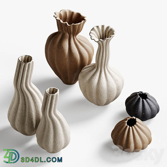 Set of decorative vases MALENE KNUDSEN