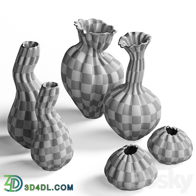 Set of decorative vases MALENE KNUDSEN