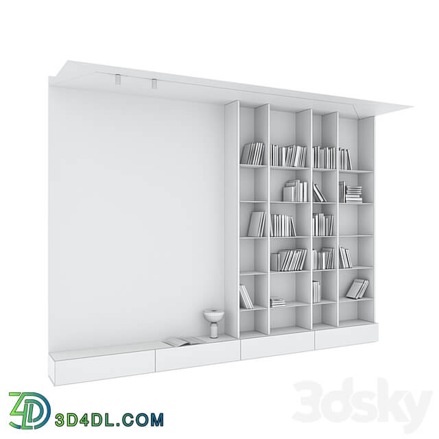 Bookcase set 01