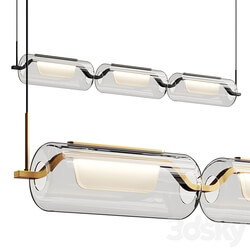 Kuzco Lighting Hilo Linear Pendant Lamp 