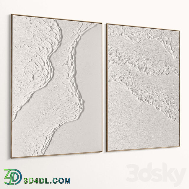 Plaster Two Photo Frames T 455