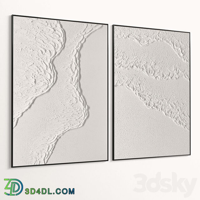 Plaster Two Photo Frames T 455