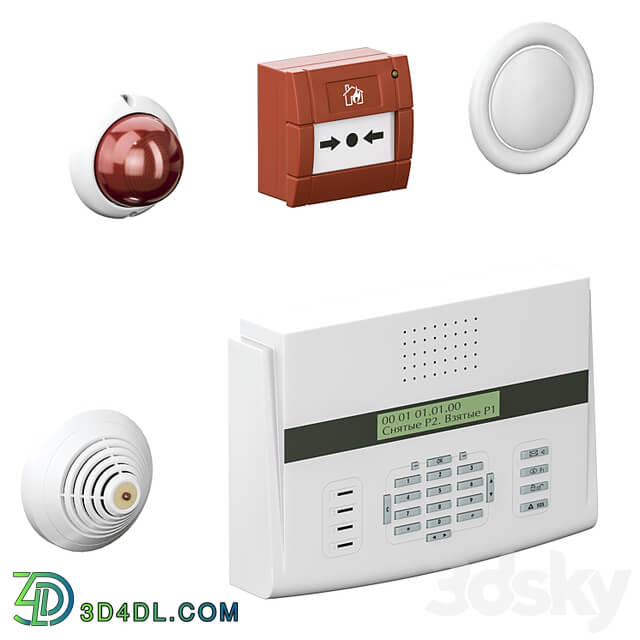 Security and fire alarm set 2