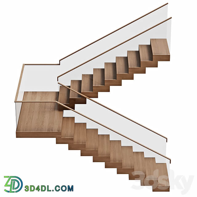 Stairs wooden