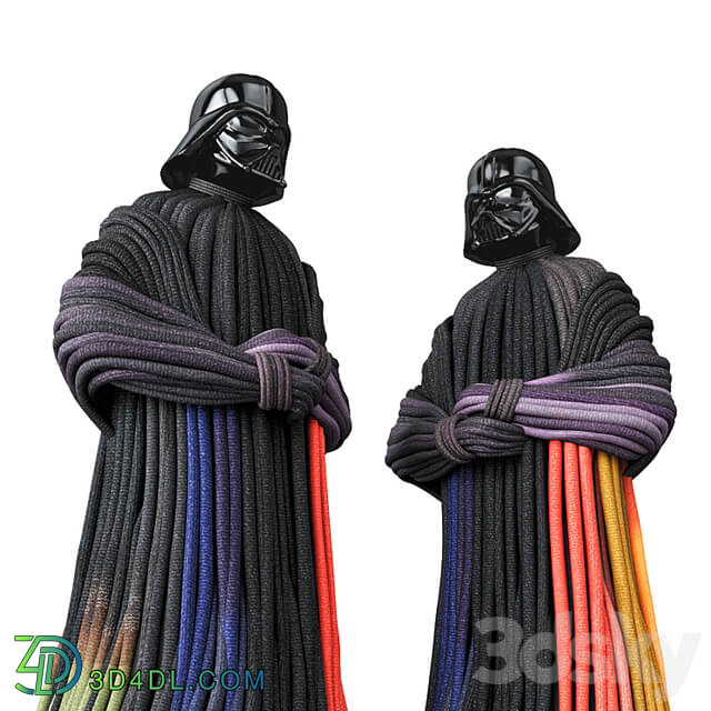 Darth Vader knitted