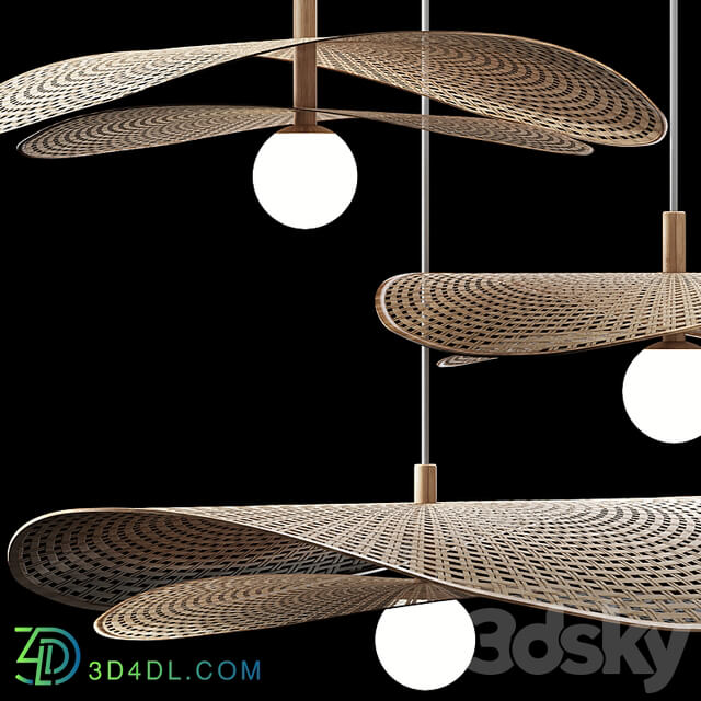 Rattan pendant Light 10