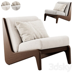 Wooden armchair Fletcher by Soho Home 