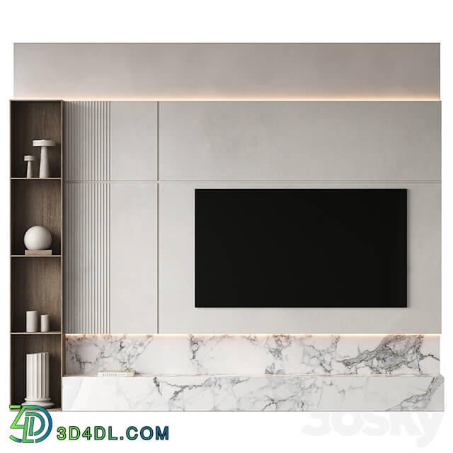 TV Wall set 02