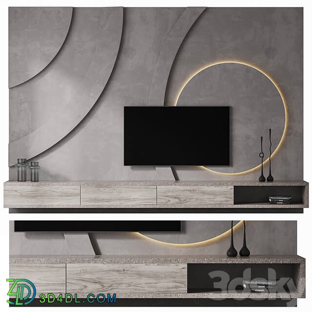 67 TV Wall Composition