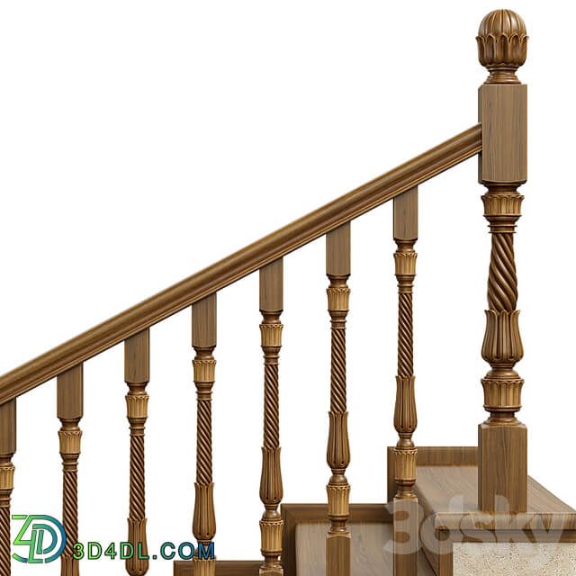 Wooden stairs 004