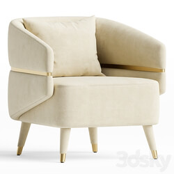 Ayla Velvet Accent Chair 