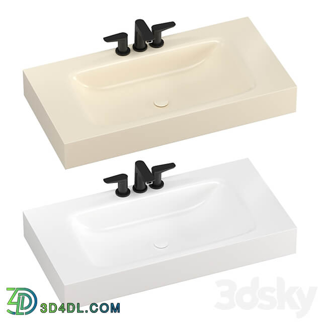 INBANI D worktops washbasins set