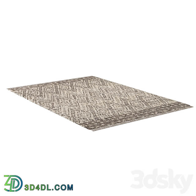 FAIZA BORDER WOOL RUG