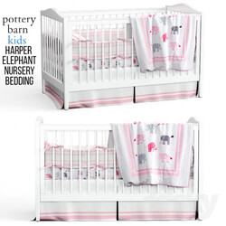 Harper Elephant Nursery Bedding 