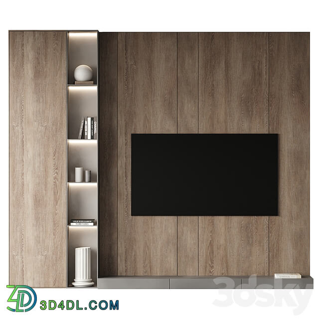 TV Wall set 03