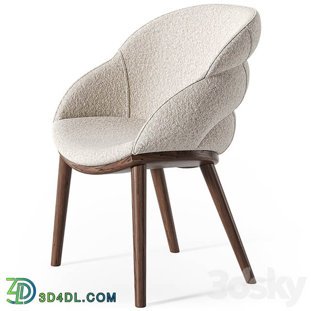 Cattelan Italia Camilla wood armchair