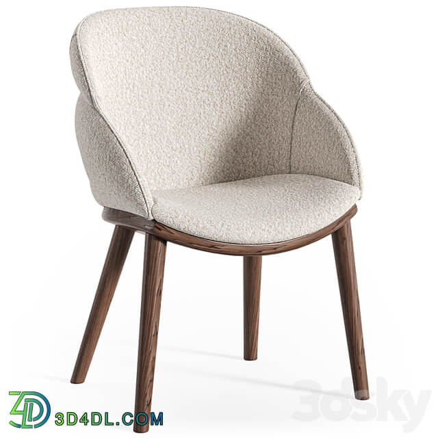 Cattelan Italia Camilla wood armchair