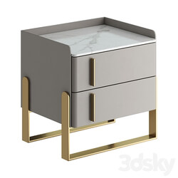 Light luxury bedside table 