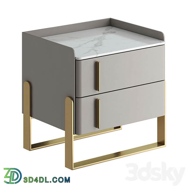 Light luxury bedside table