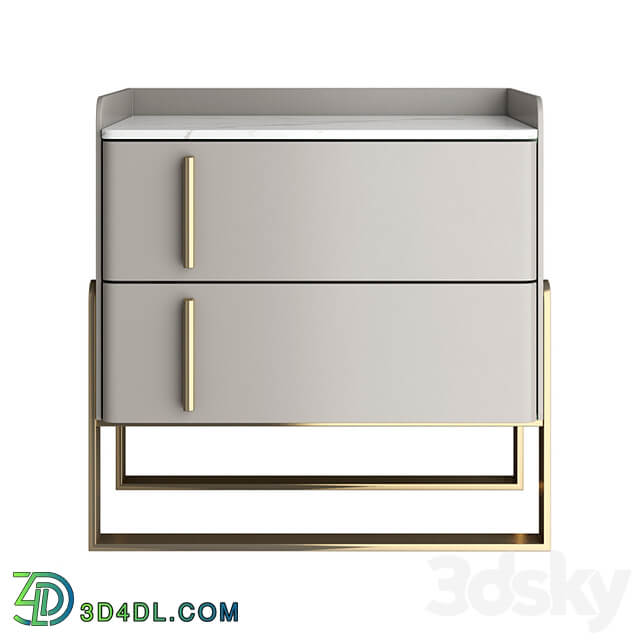 Light luxury bedside table