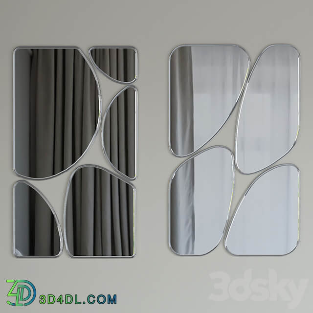 Mirrors quadrant set 02