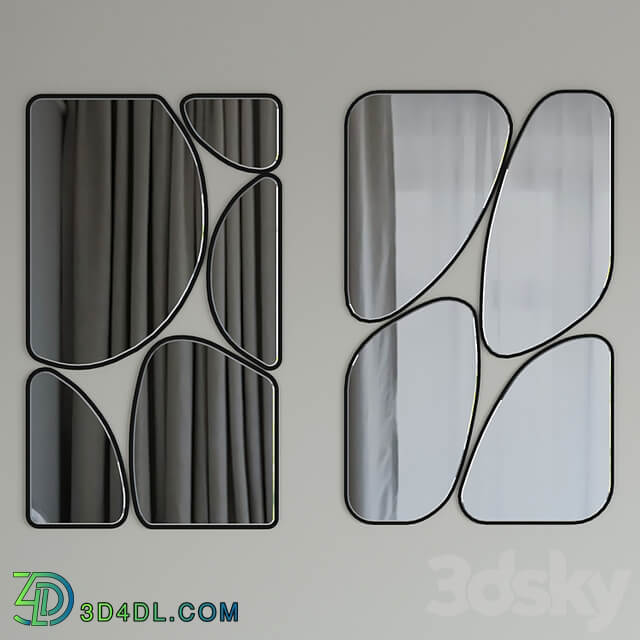 Mirrors quadrant set 02