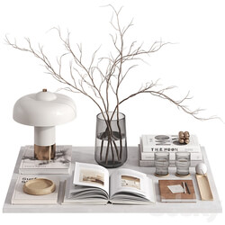 Decorative set with Giovanni Table Lamp 