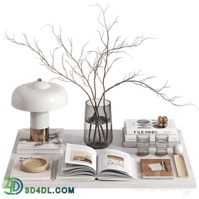 Decorative set with Giovanni Table Lamp