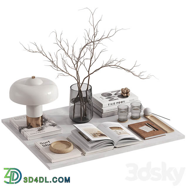 Decorative set with Giovanni Table Lamp