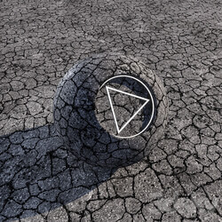 Cracked asphalt | Seamless | PBR 