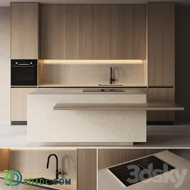 Kitchen in modern style Kitchen 02