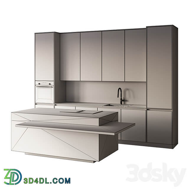 Kitchen in modern style Kitchen 02