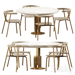 Dining set by Archinect 