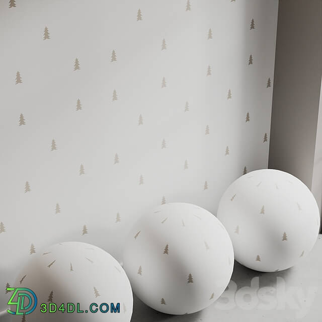 Neutral Children&#39;s Wallpaper Set