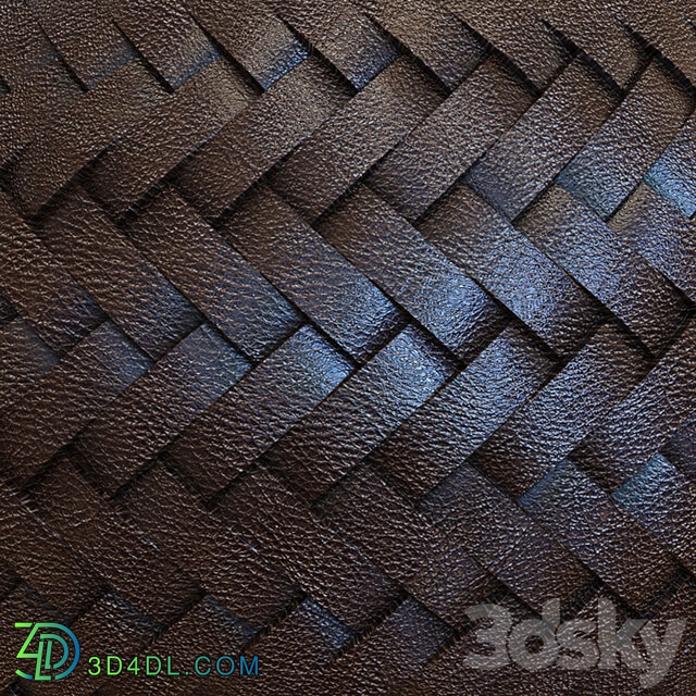 Braided leather