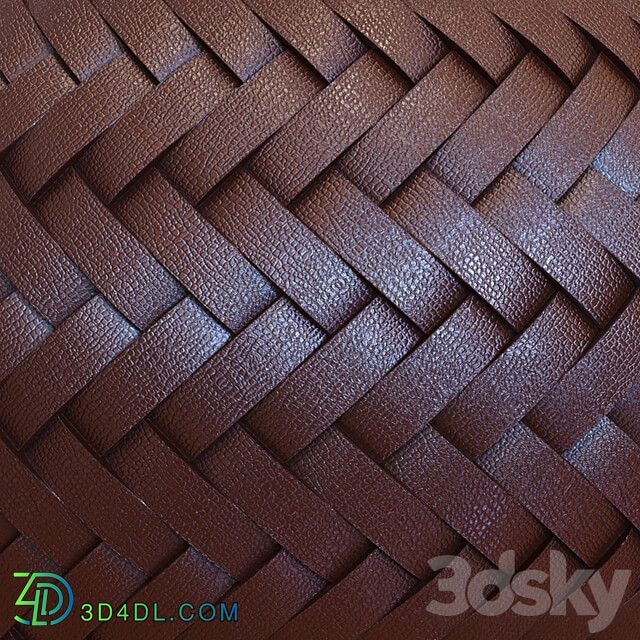 Braided leather