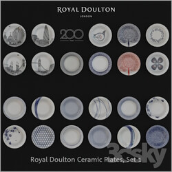 Royal Doulton Ceramic Plates Set 1 