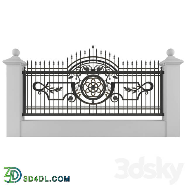 Forged fence 22 3D Models