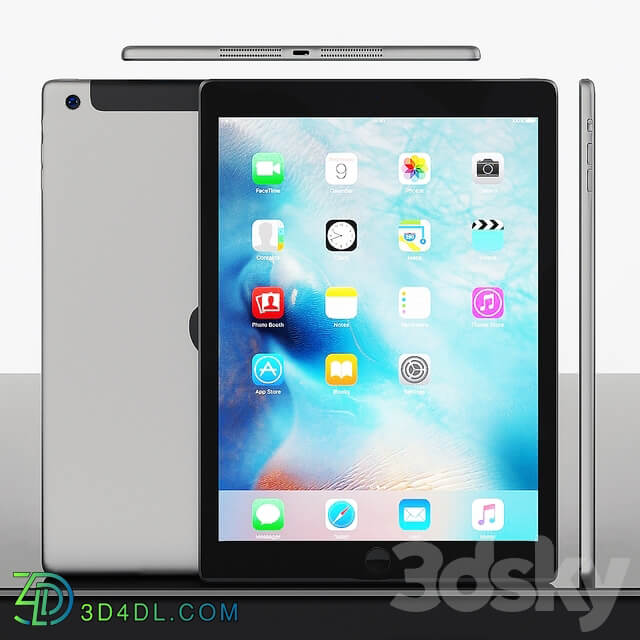 Tablet Ipad mini 4 PC other electronics 3D Models