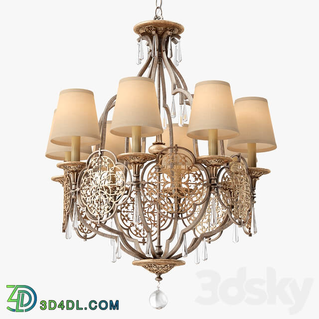 Murray Feiss Marcella Marcella 8Lt Chandelier Pendant light 3D Models