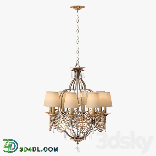 Murray Feiss Marcella Marcella 8Lt Chandelier Pendant light 3D Models