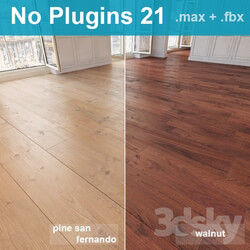 Wood Parquet 21 2 species without the use of plug ins  