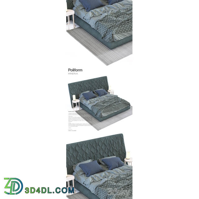 Bed Poliform Minerva