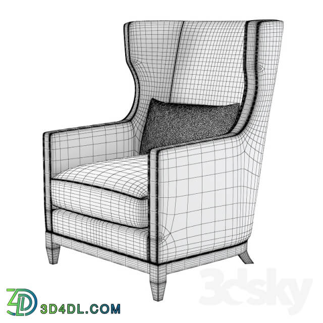 Century Furniture Armchair in fabric