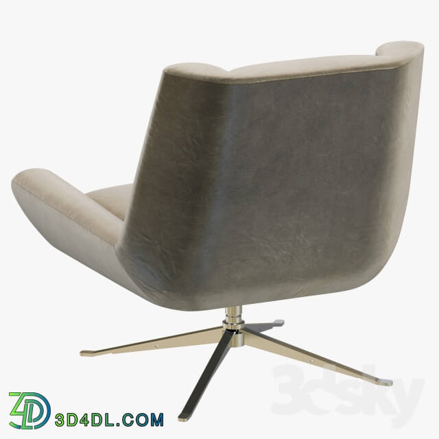 RH Modern Luke Leather Chair