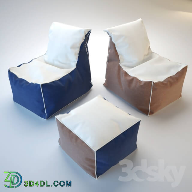 Armchair Pouf