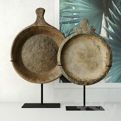 Other decorative objects 18th 19th Century Indian Stone Trays 