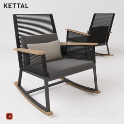 Kettal Landscape Rocking chair 